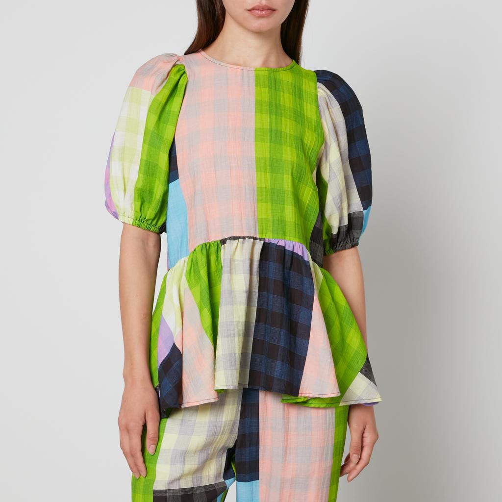 Stine Goya Stine Goya Liw Checked Jacquard Blouse