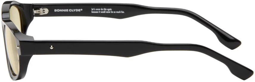 BONNIE CLYDE SSENSE Exclusive Black Rollercoaster Sunglasses 3