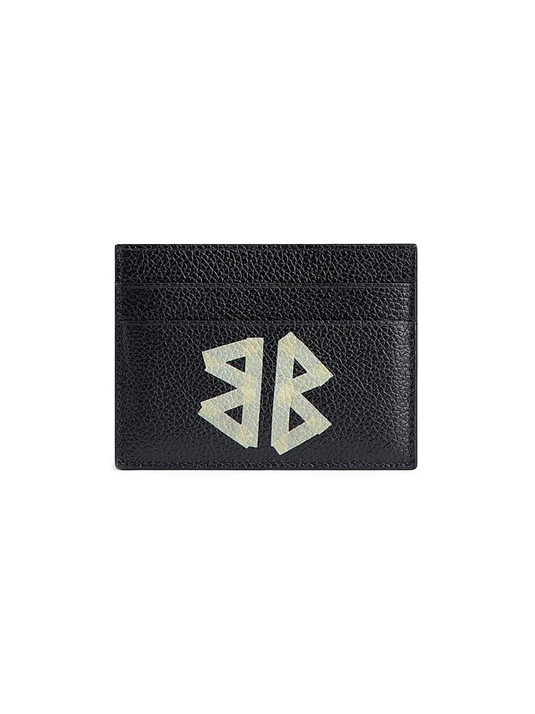 Shop Balenciaga BB Logo Tape Type Cash Card Holder on Sale at