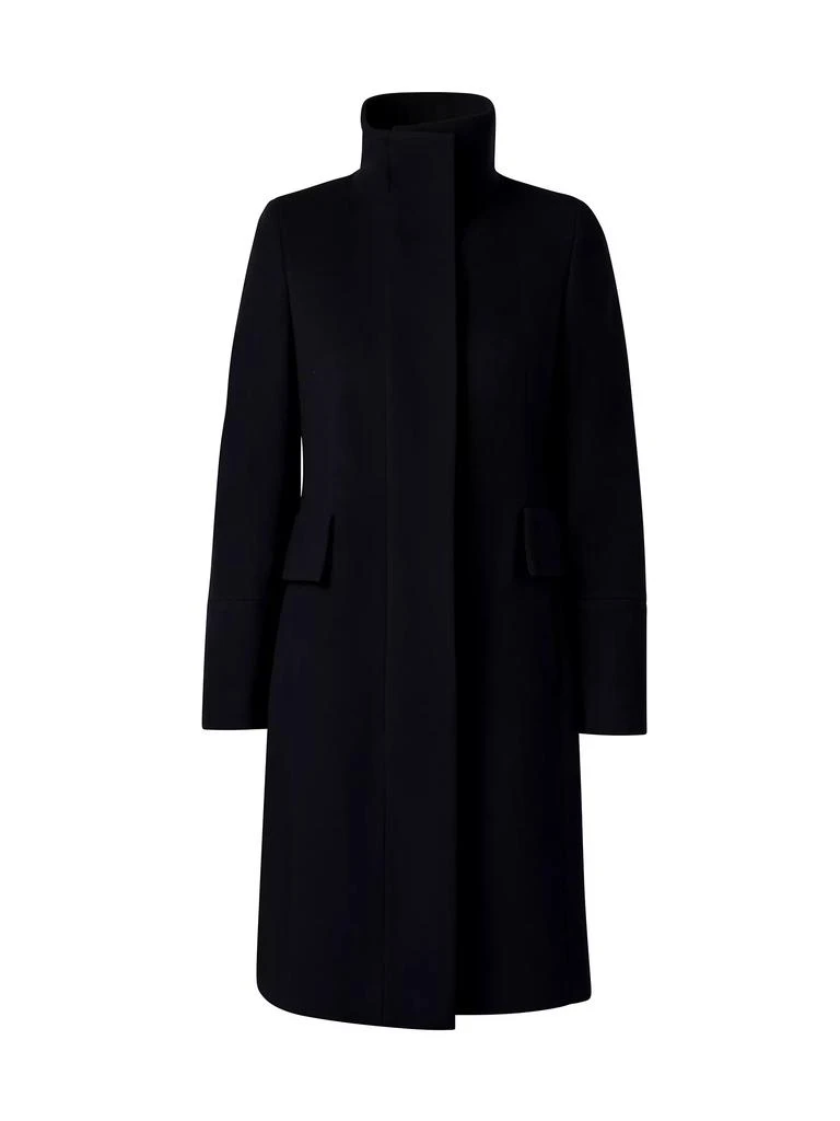 Akris Long Wool-Blend Coat 1