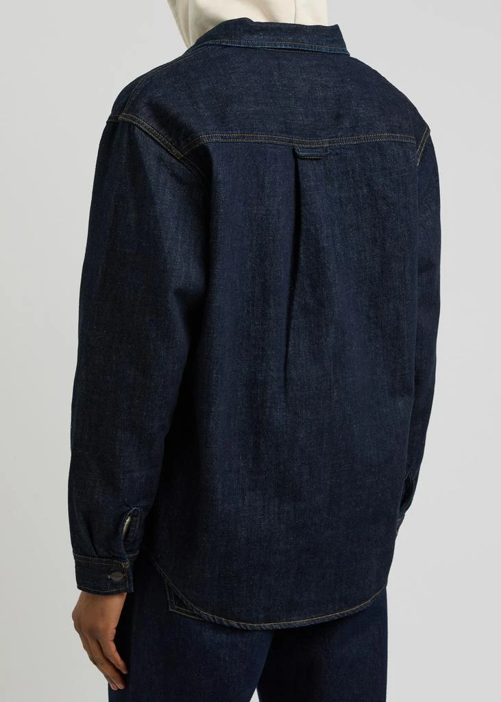 Carhartt WIP Lincoln logo denim overshirt 3