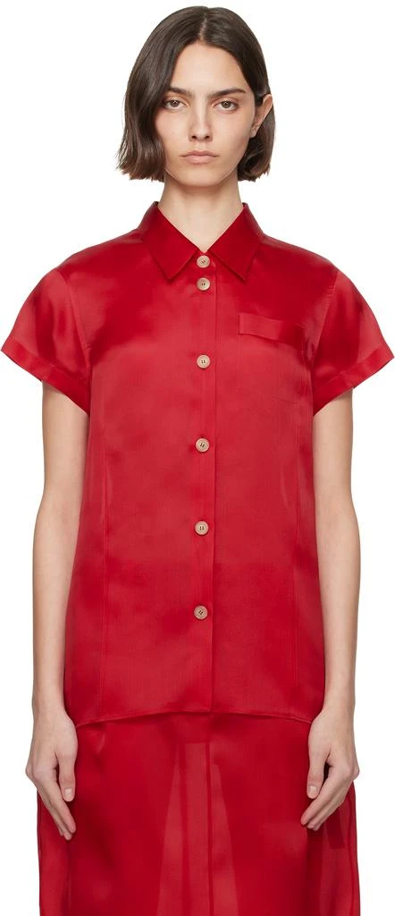 Khaite Red Keefe Shirt 1