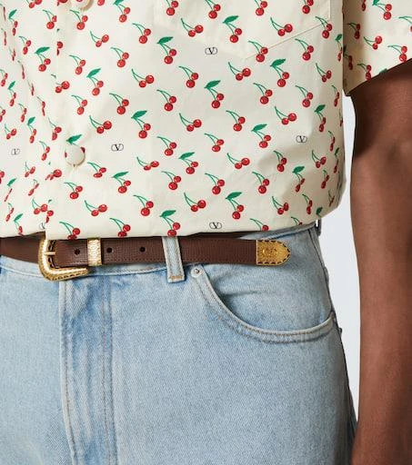 Valentino VLogo leather belt 3