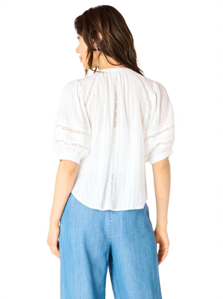 Dex Dex - Lace Insert Blouse