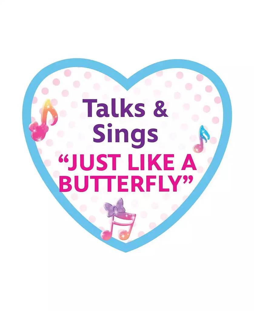 Disney Disney Junior Sing and Dance Butterfly Ballerina Lights and Sounds Plush,  Sings "Just Like a Butterfly" 5