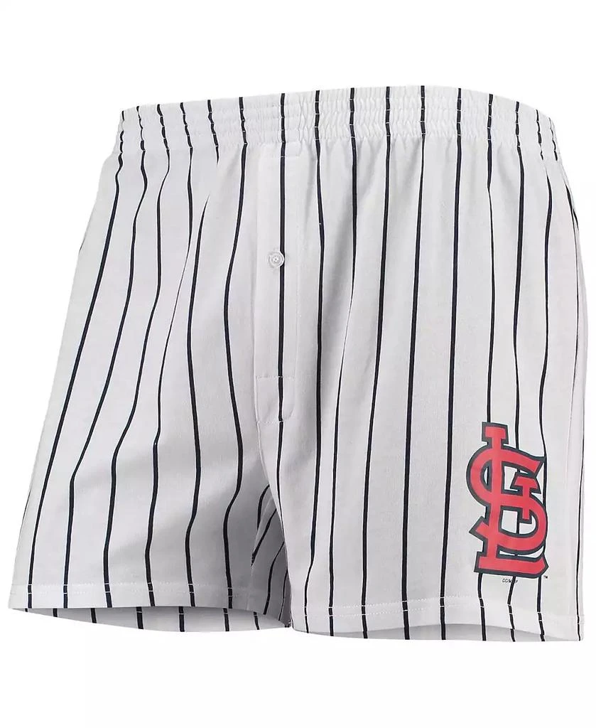 Concepts Sport Men's White St. Louis Cardinals Vigor Boxer Shorts 1