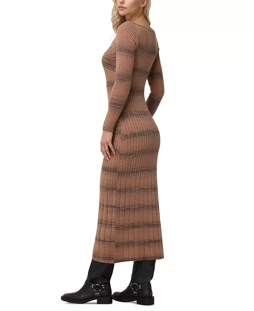 Frye Women's Space Dye Long-Sleeve Maxi Sweater Dress 2