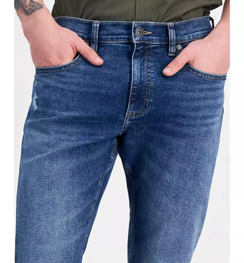 INC International Men's Athletic-Slim Fit Destroyed Jeans, Created for Macy's 5