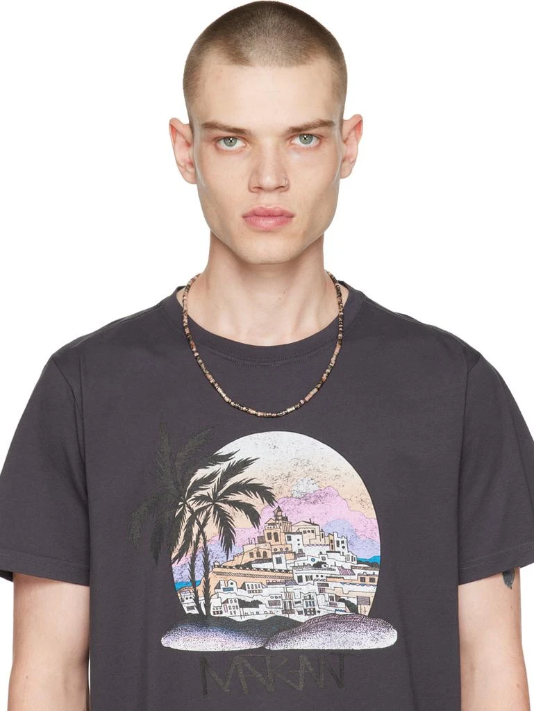 Isabel Marant Black & Pink Perfectly Man Necklace 2