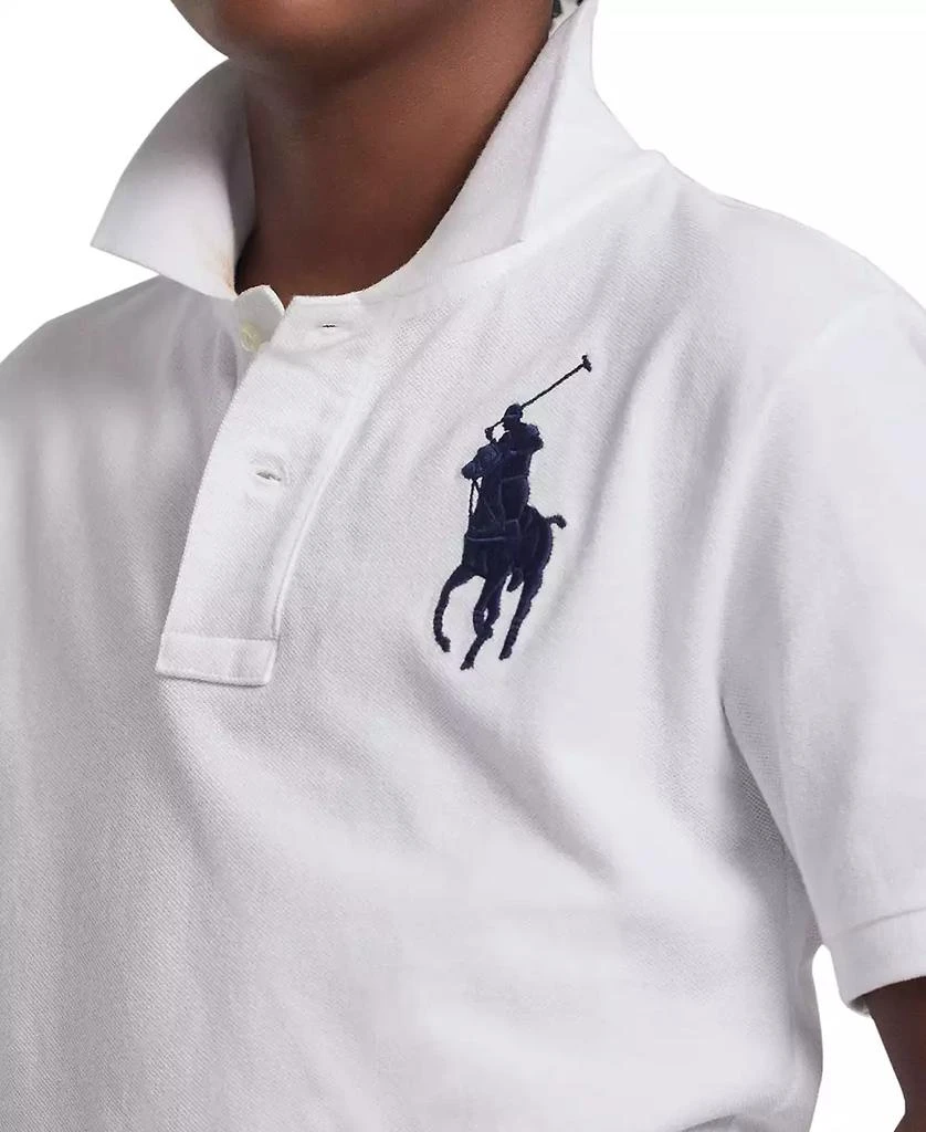Ralph Lauren Big Boys Big Pony Cotton Mesh Short Sleeve Polo 3