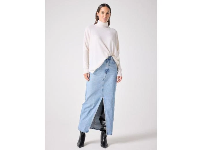 Col Roulé Pull Poncho Manche Longue Notshy Pull Poncho Col Roulé