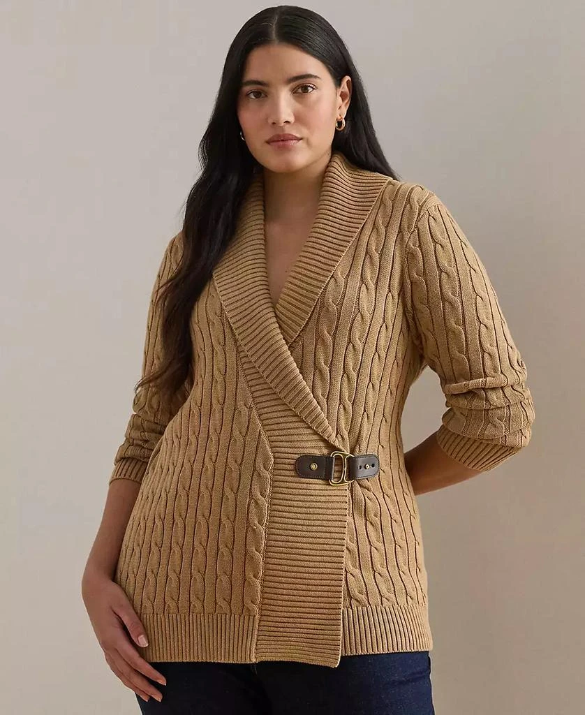 Ralph Lauren Women's Buckled Cotton Sweater, P/XS- 1