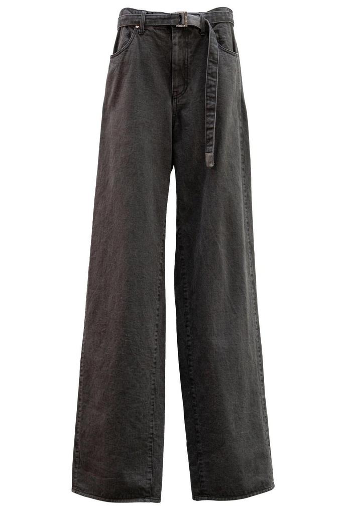 Sacai Black Suiting Bonding Trousers - Pants - BeyondStyle