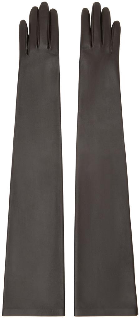 The Row Lorella leather gloves - Gloves - Free Shipping