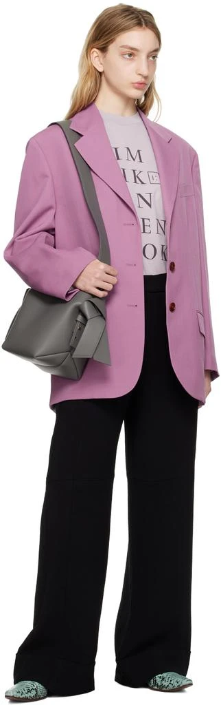 Acne Studios Pink Single-Breasted Blazer 4