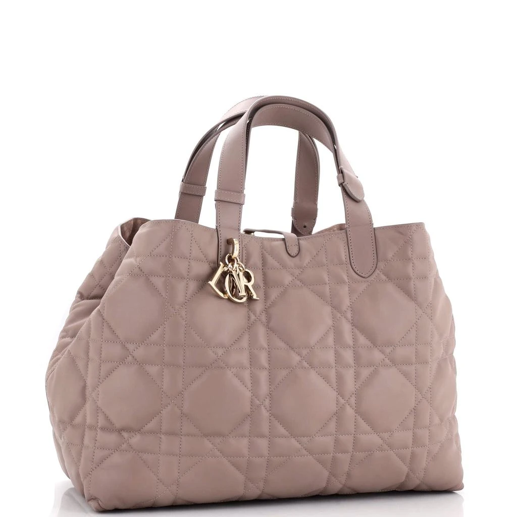 Dior Toujours Tote Bag Macrocannage Quilt Calfskin Large 3