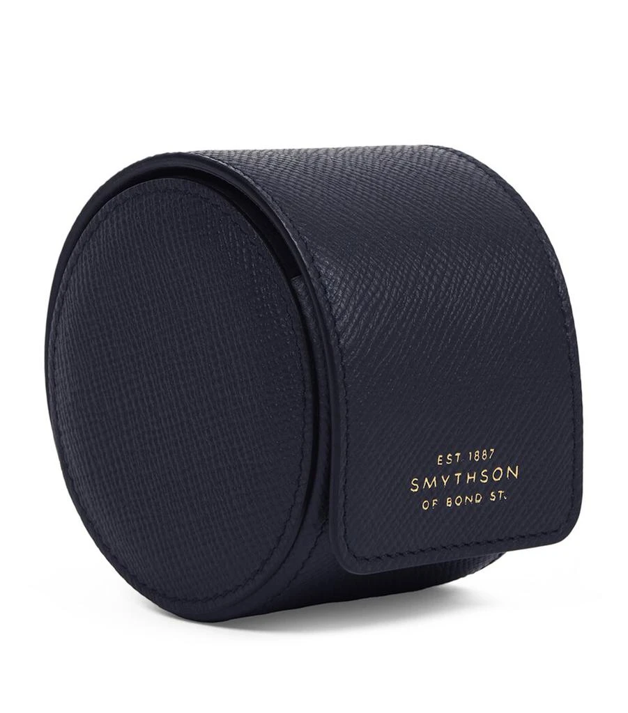 SMYTHSON Leather Panama Single Watch Roll 2