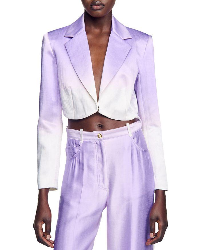 Sandro Iska Cropped Blazer