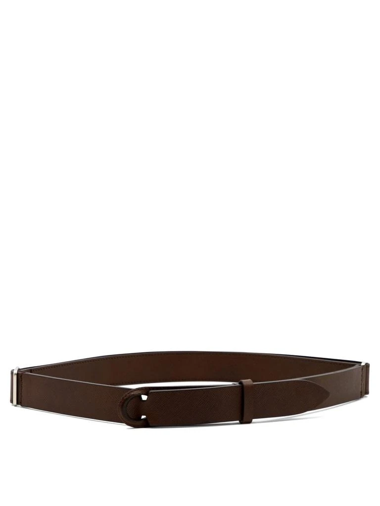 ORCIANI Orciani Saffiano Nobuckle Belt 1