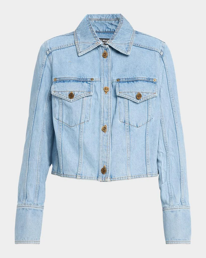 Balmain Two-Pocket Denim Jacket