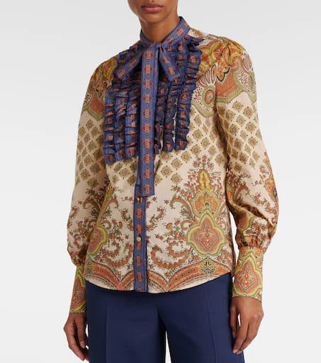 Valentino Voyage Imaginaire ruffled cotton shirt 6