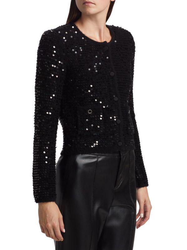 Generation Love Jonas Sequin-Embellished Cardigan