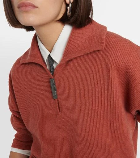 Brunello Cucinelli Cashmere polo sweater 4