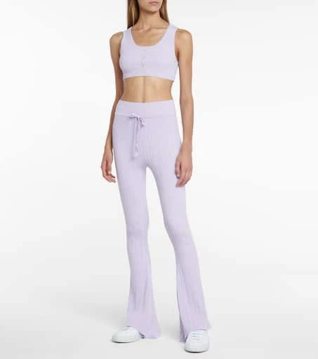 Live The Process Henley ribbed-knit bralette 2