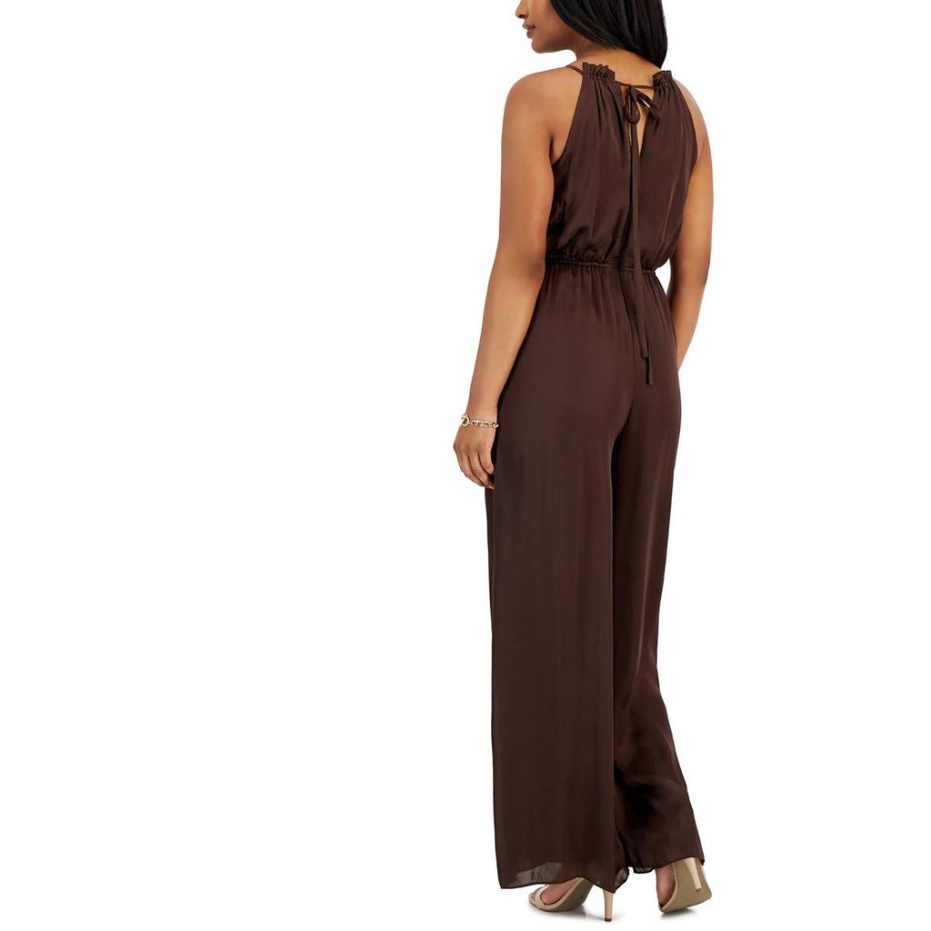 SLNY Womens Sequined Sleeveless Special Occasion Dress