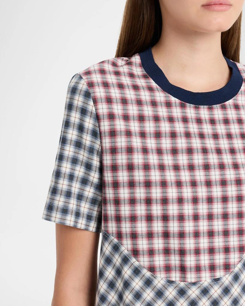 Moschino Jeans Check Mini T-Shirt Dress 5