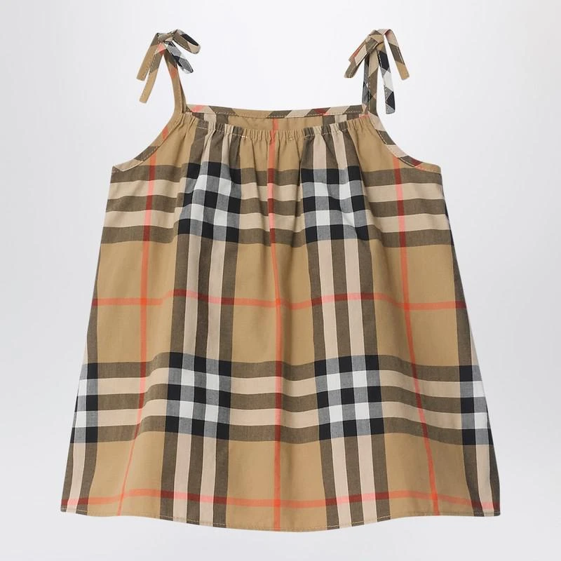 Burberry Beige dress and bloomer shorts set with Check pattern 3