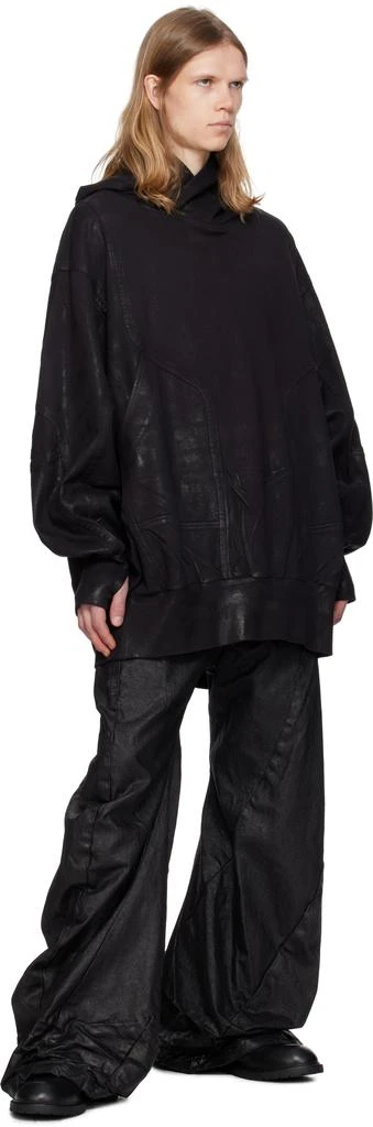 Julius Black Coated Ilium Hoodie 4
