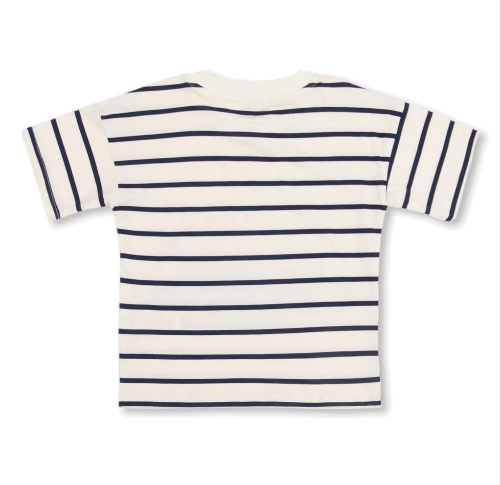 Mini Rodini Mini Rodini Striped Crewneck T-Shirt