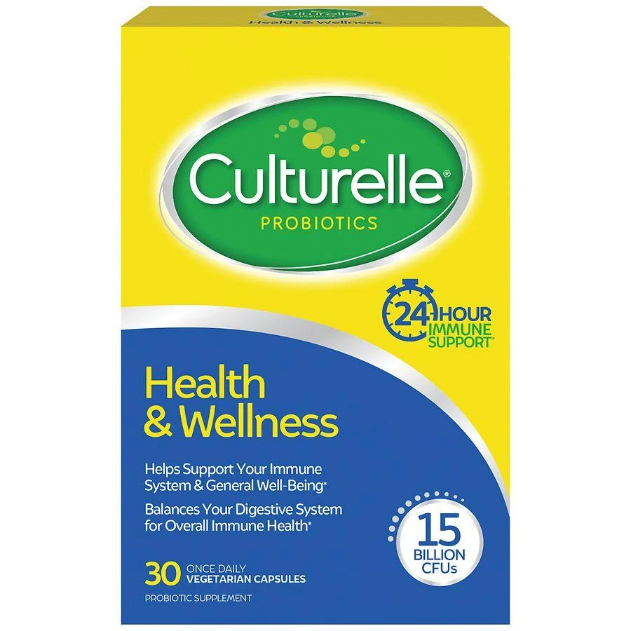 Culturelle Health 
Wellness Daily Probiotic For Women 
Men- 15 Billion CFUs Capsules