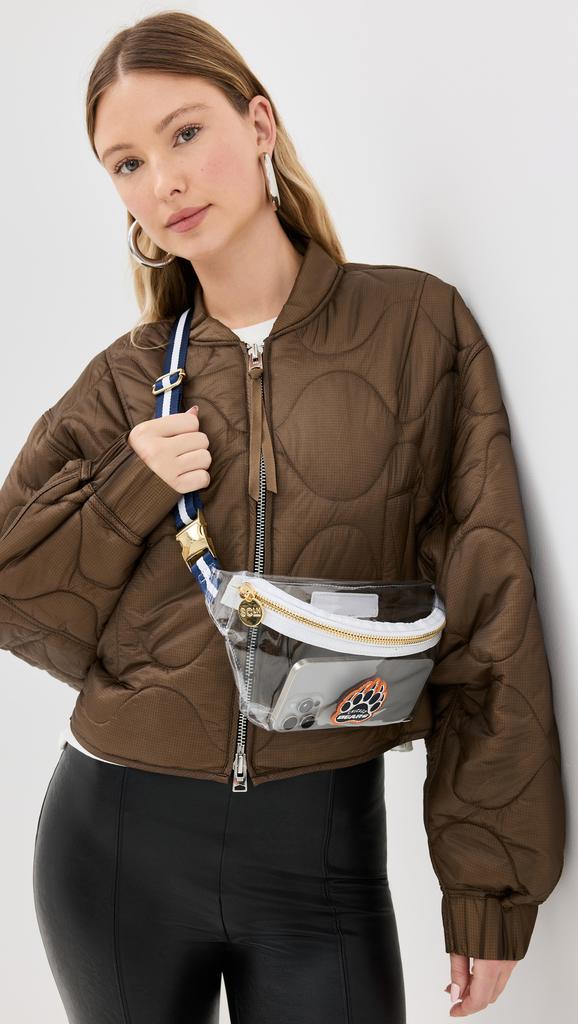 Stoney Clover Lane Chicago Bears Clear Fanny Pack - Bags