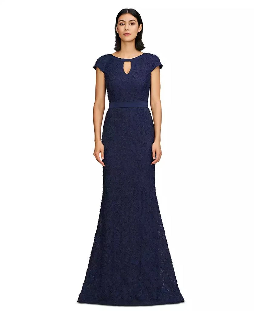 JS Collections Women's Leigh 3D-Floral Keyhole-Cutout Gown 1