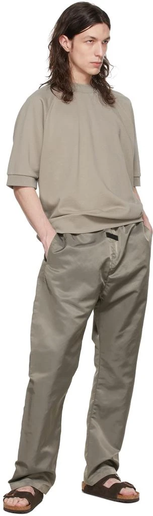 Essentials Taupe Cotton Sweatshirt 4