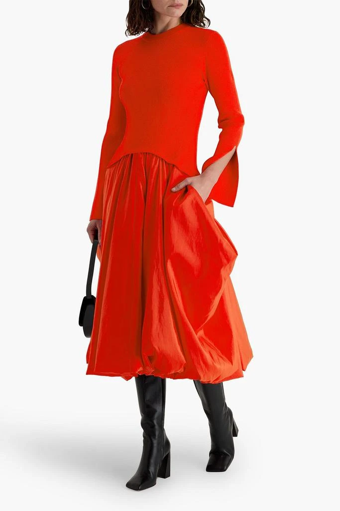 Shop Kenlie ribbed knit-paneled taffeta midi dress on Sale at BeyondStyle   Get 60% Off Kenlie ribbed knit-paneled taffeta midi dress with Limited-Time  Flash Deals, Exclusive Discounts, and Special Offers. Enjoy Unbeatable