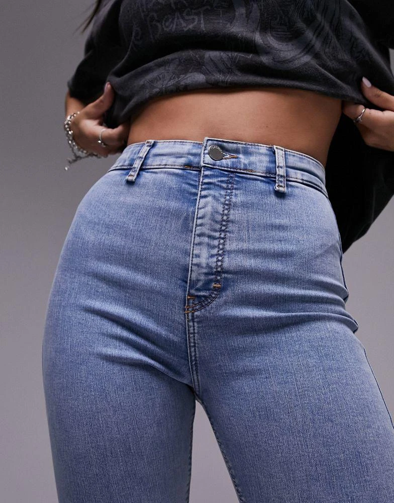 Topshop Hourglass Topshop Hourglass Joni high rise super skinny jean in bleach 2