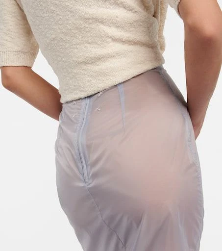 MAISON MARGIELA Semi-sheer midi skirt 5