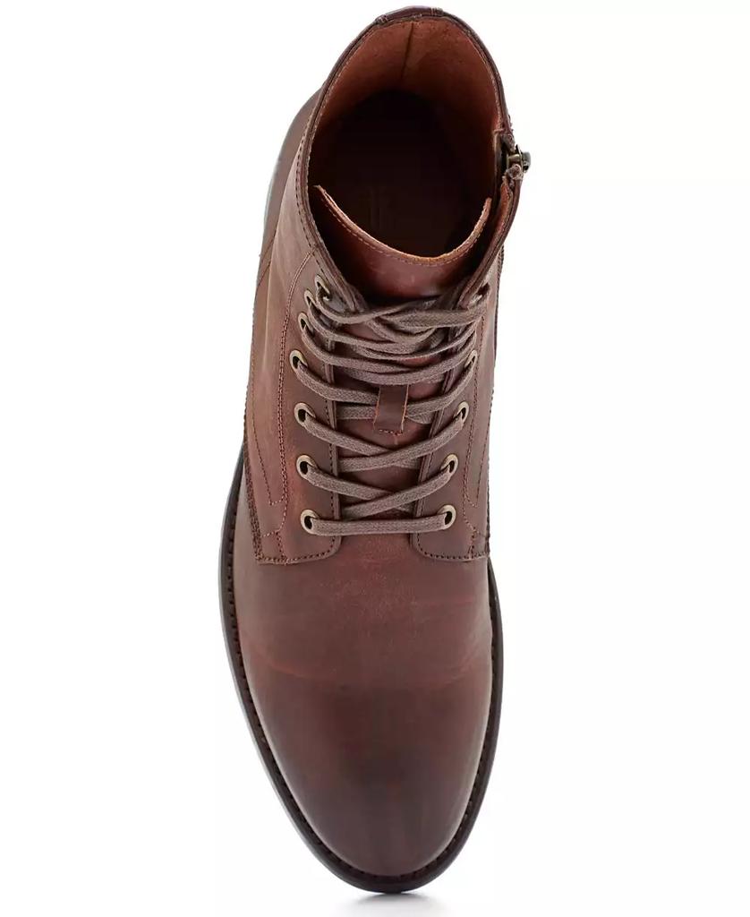 Frye Men s Bowery Lace up Boots Cognac Leather 7M Boots Free Shipping BeyondStyle