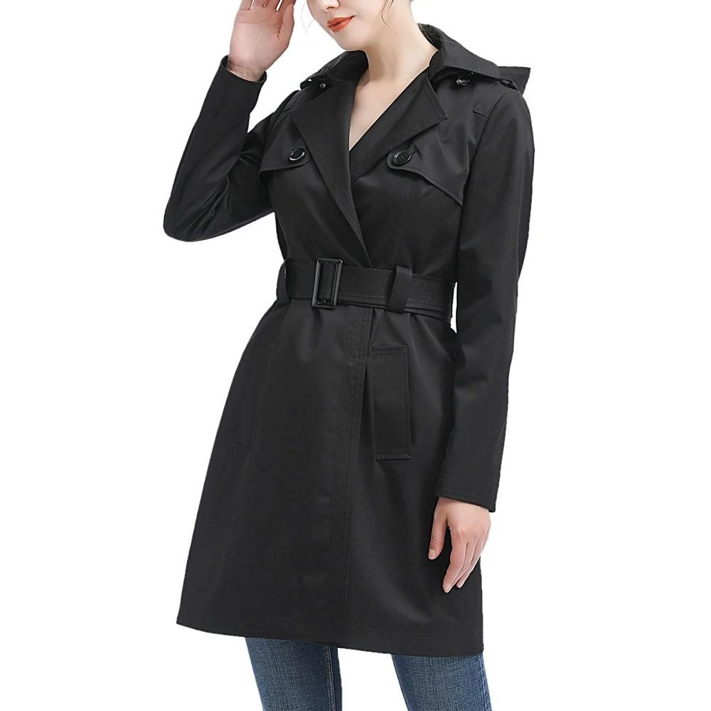 kimi + kai Women's Angie Water Resistant Hooded Trench Coat 3