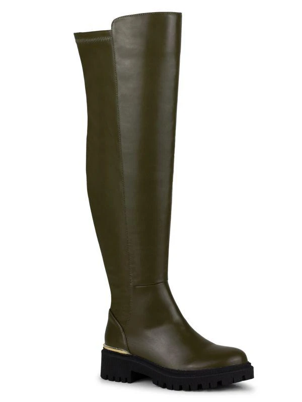 Ninety Union Freeport Faux Leather Over The Knee Boots 2