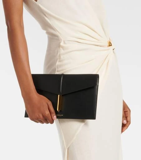 Demellier Tokyo leather clutch 2