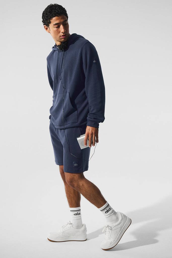 Alo Yoga☆ Micro Waffle Fast Break Hoodie ブラック メンズ Alo Micro Waffle Fast Break Hoodie - Black - Hoodies - Free