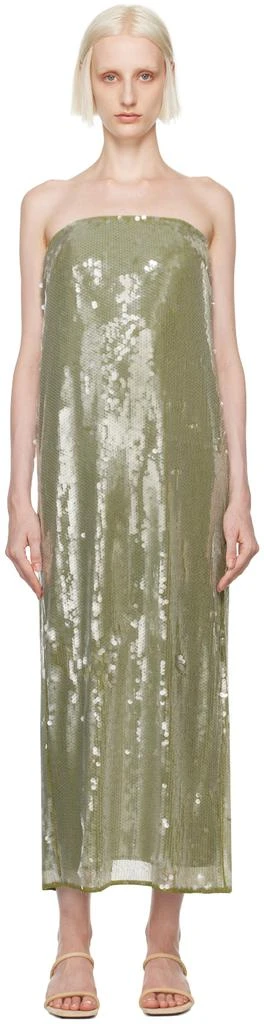 Staud Green Casey Maxi Dress 1