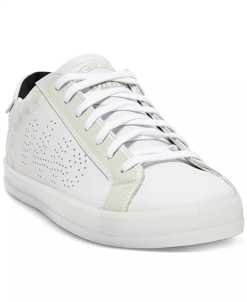 P448 Men's White Logo Sneakers 1