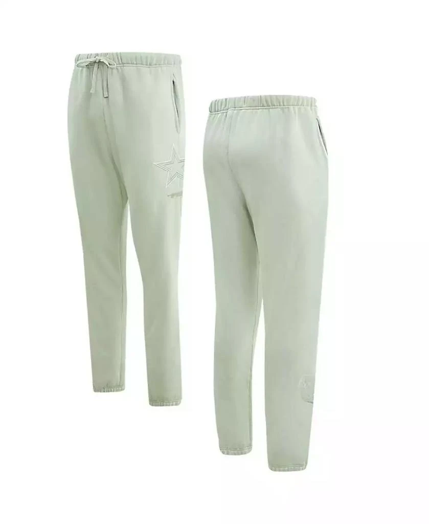 Pro Standard Men's Light Green Dallas Cowboys Neutral Fleece Sweatpants 1