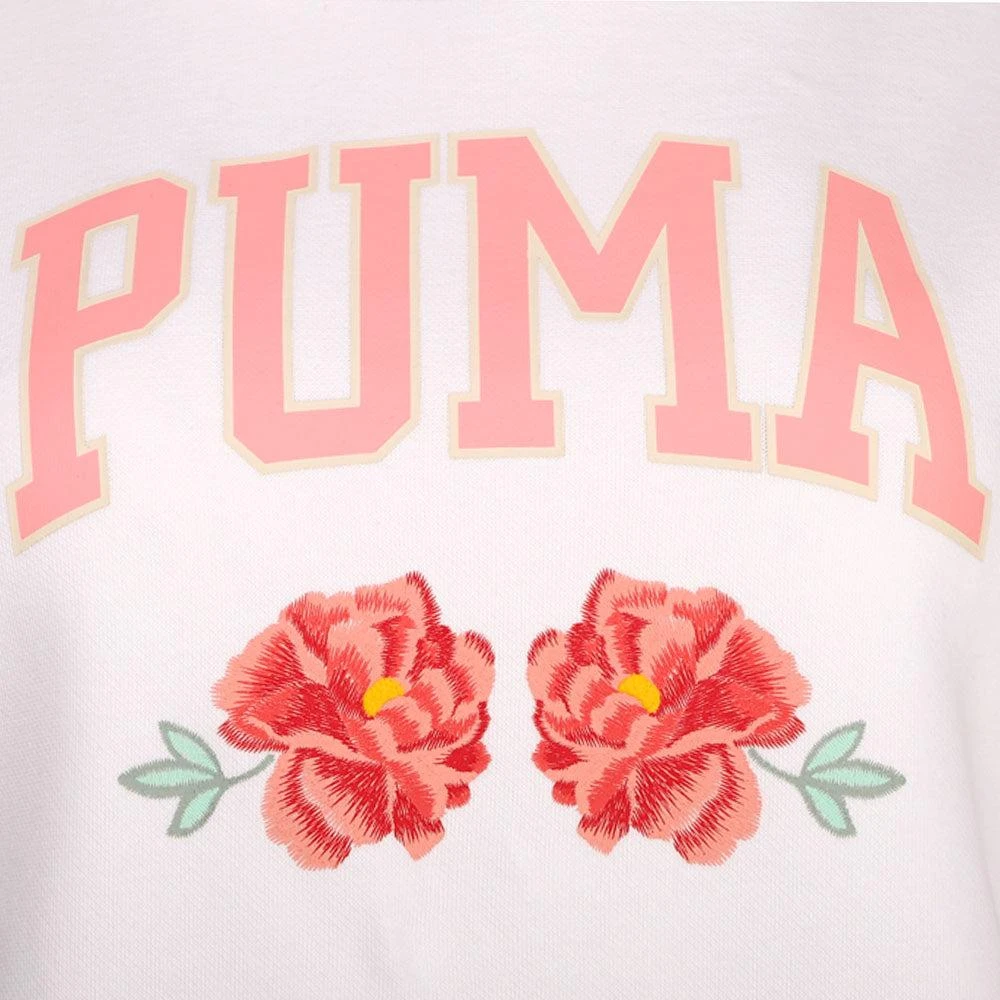 Puma Faux Embroidery Floral Pullover Hoodie 3