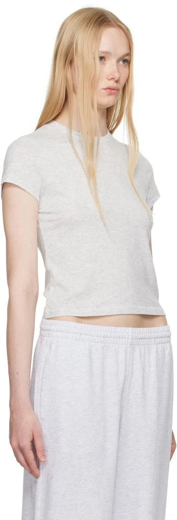 SKIMS Gray Relaxed Tees Shrunken T-shirt 2